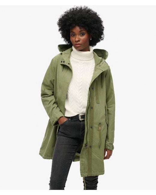 Superdry Green & Co Fully Lined Vintage Field Parka