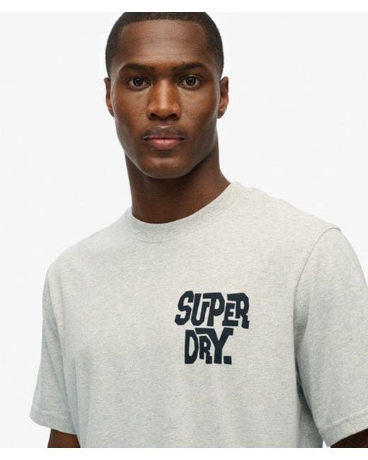 Superdry Gray & Co Outdoor Narrative Loose T-shirt for men
