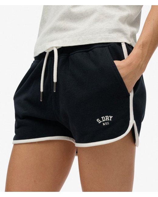 Superdry Athletic Essentials Retroshort in het White