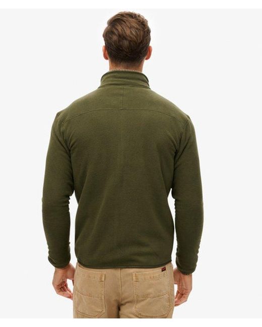 Superdry Green & Co Polar Fleece Full Zip for men