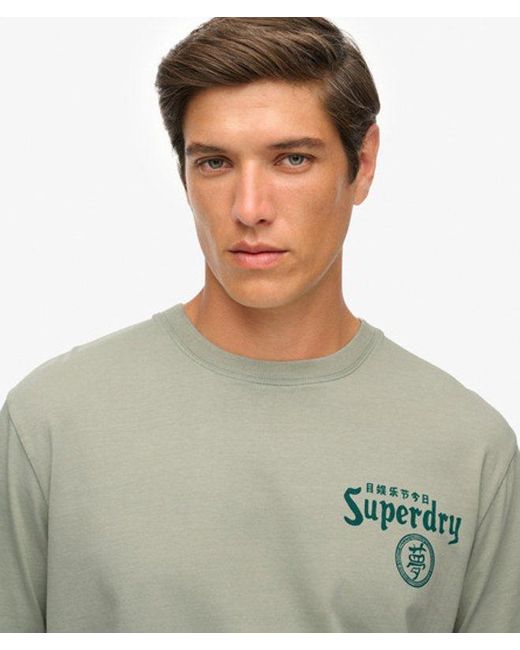 Superdry Gray & Co Tokyo Narrative Loose T-shirt for men
