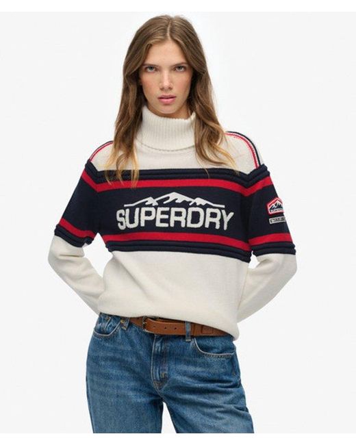 Superdry Apres Ski Coltrui in het Blue