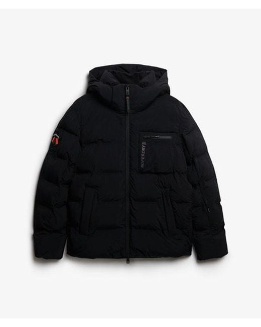 Superdry Black & Co Ski Sports Padded Jacket for men