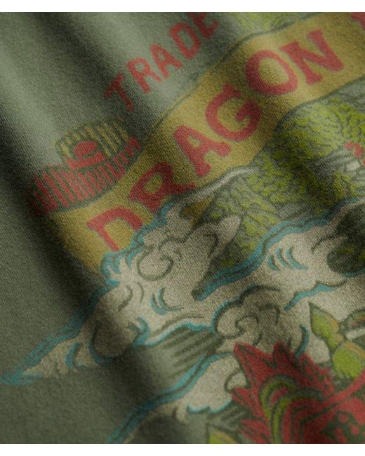 Superdry Green & Co Vintage Logo Tokyo Relaxed T-shirt for men