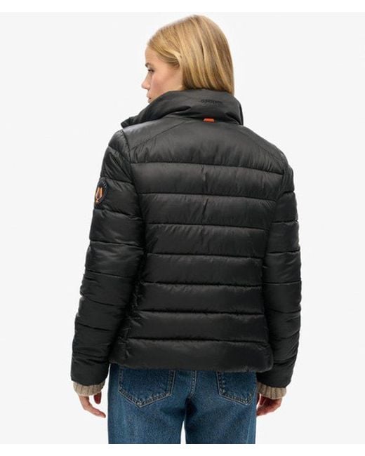 Superdry Black & Co Fuji Quilted Padded Jacket