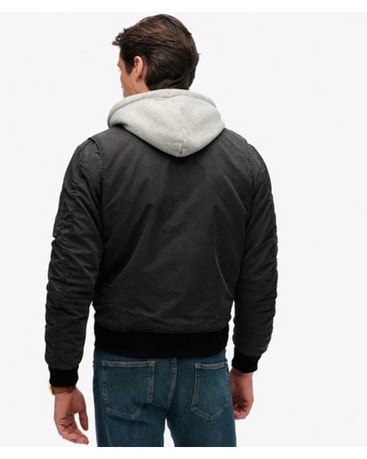 Superdry Black & Co Military Ma1 Bomber Jacket for men