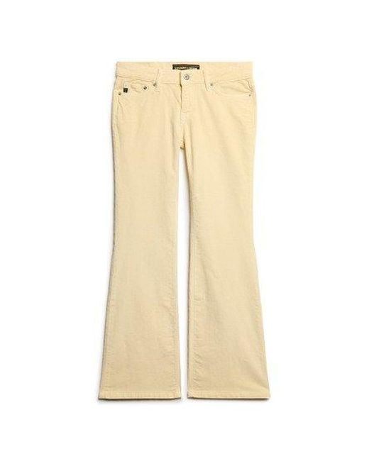 Superdry Natural Low Rise Cord Flare Jeans