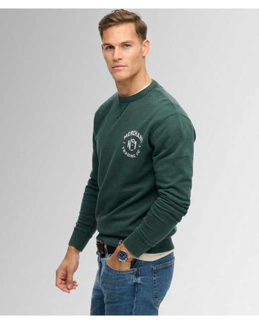 Superdry Green & Co The Merchant Store- Graphic Sweatshirt for men