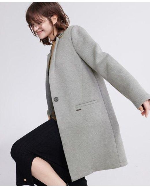 Superdry White Azure Longline Blazer Twill