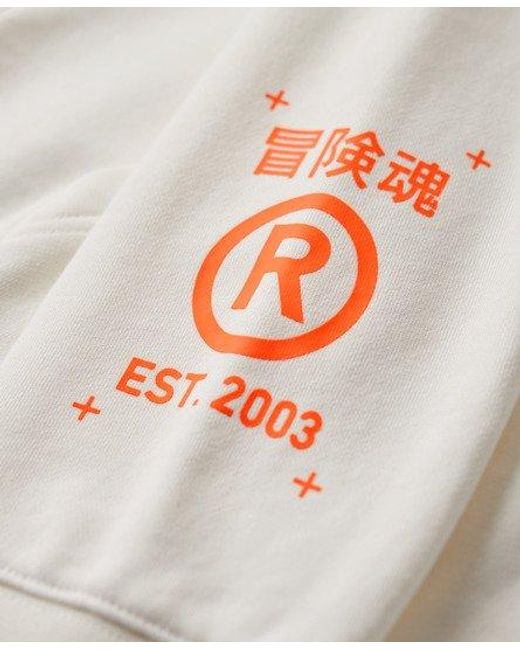 Utility Sport Logo Loose Hoodie