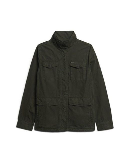 Superdry Green M65 Embellished Military Jacket