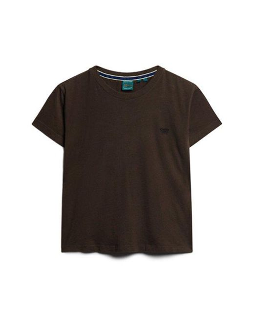Superdry Black & Co Essential Logo Fitted T-shirt