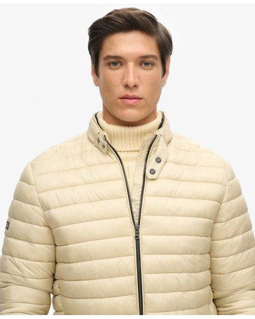 Doudoune courte legere Superdry pour homme en coloris Neutre Lyst