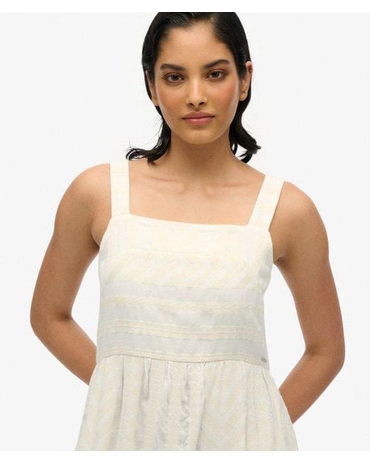 Superdry Natural & Co Statement Tiered Maxi Dress