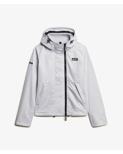 Superdry Blue & Co Hooded Mountain Windbreaker Jacket