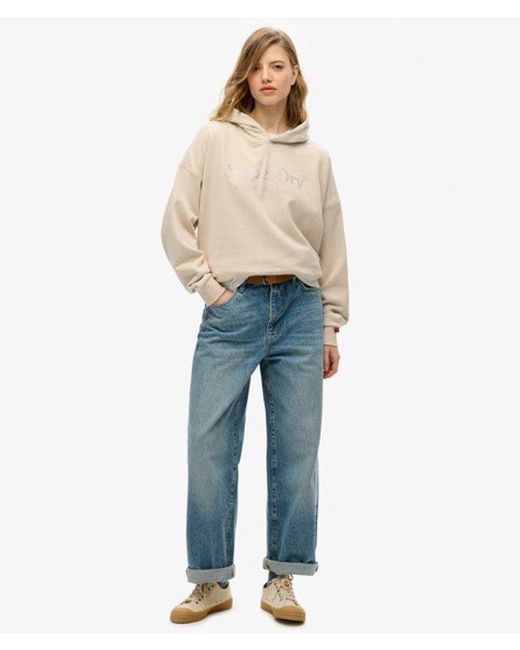 Superdry Natural & Co Venue Metallic Relaxed Hoodie
