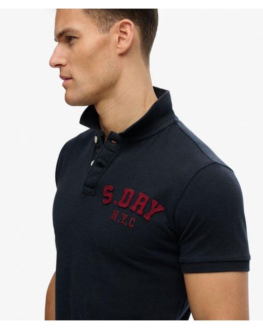 Superdry Blue & Co Vintage Athletic Polo Shirt for men