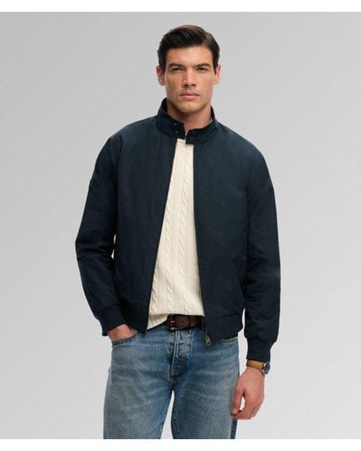 Superdry Blue & Co Classic Harrington Jacket for men