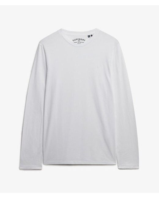 Homme Haut Classique Essential Taille Superdry pour homme en coloris White