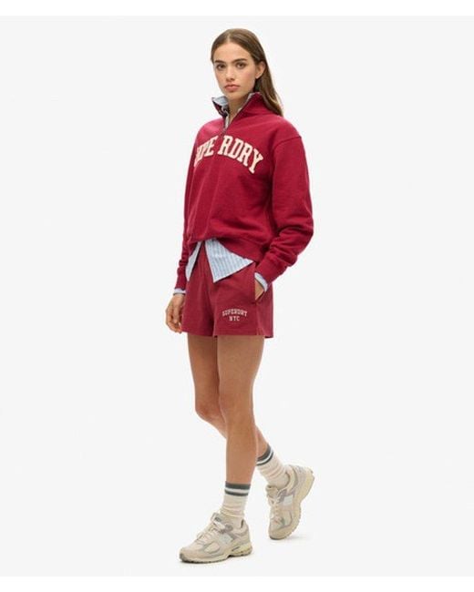 Superdry Red & Co Athletic Essentials Graphic Shorts