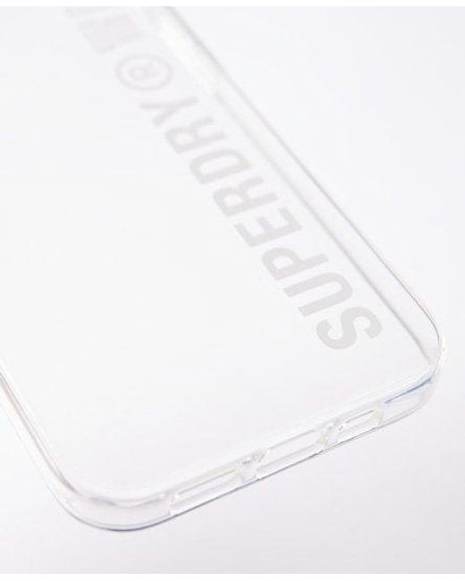 Superdry White Snap Phone Case Iphone 12 Mini for men