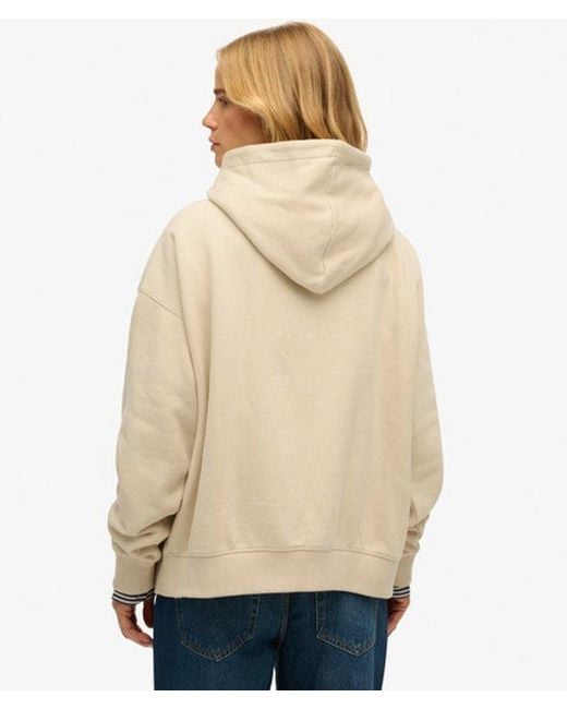 Superdry Brown & Co Athletic Essentials Relaxed Hoodie