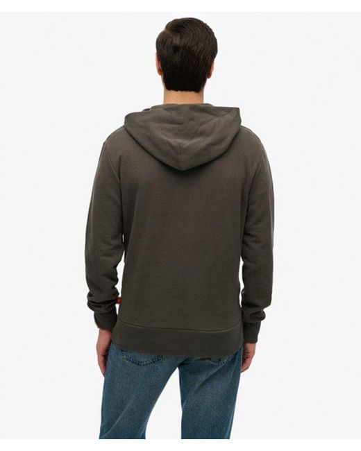 Superdry Black & Co Dry Brand Hoodie for men