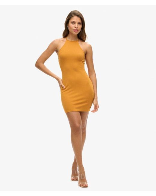 Superdry Orange & Co Strappy Racer Jersey Mini Dress