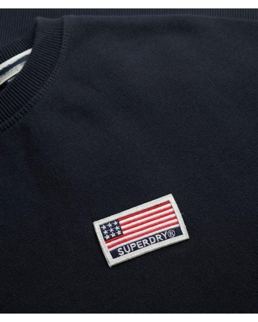 Superdry Blue & Co Athletic Essentials Relaxed Crew Sweatshirt