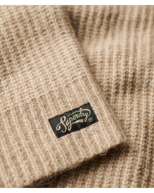 Superdry Blue & Co Essential Zip Neck Jumper