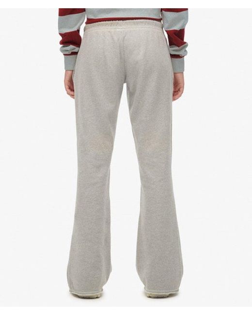 Superdry & Co Athletic Embroidered Flare joggers