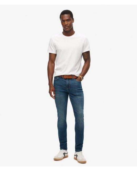 Superdry Blue & Co Vintage Skinny Jeans for men