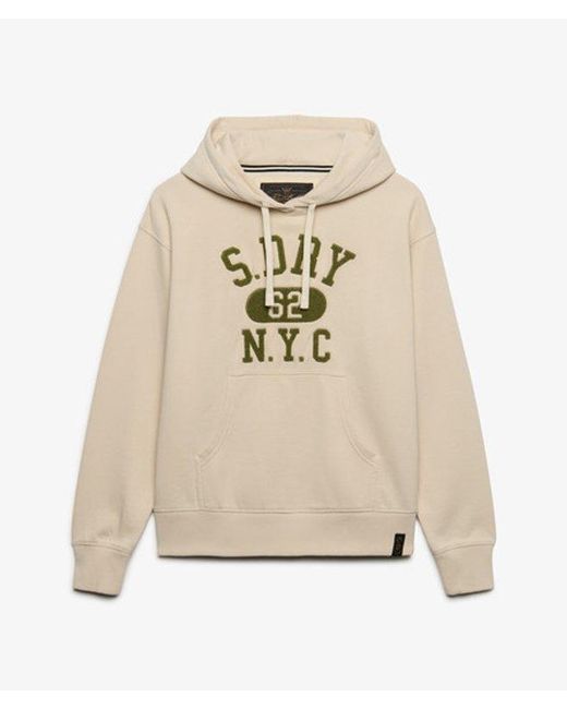 Superdry Natural & Co Vintage Prep Chenille Hoodie