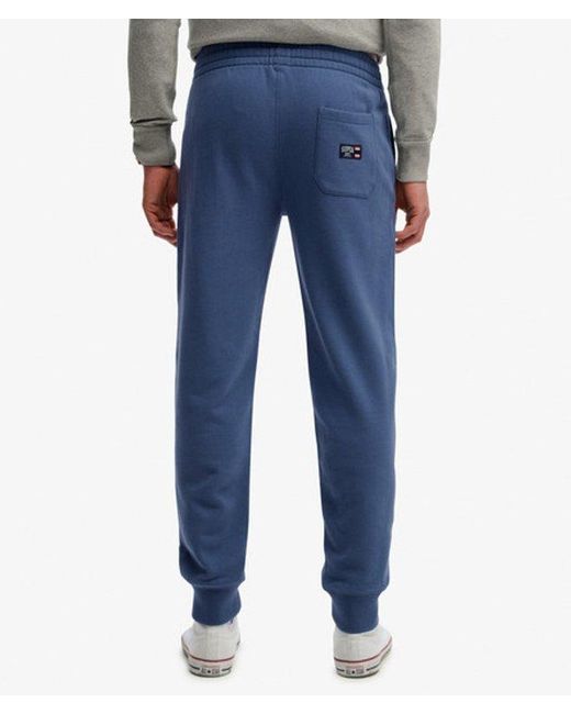 Superdry Blue & Co Essential Logo Half Brushed joggers for men