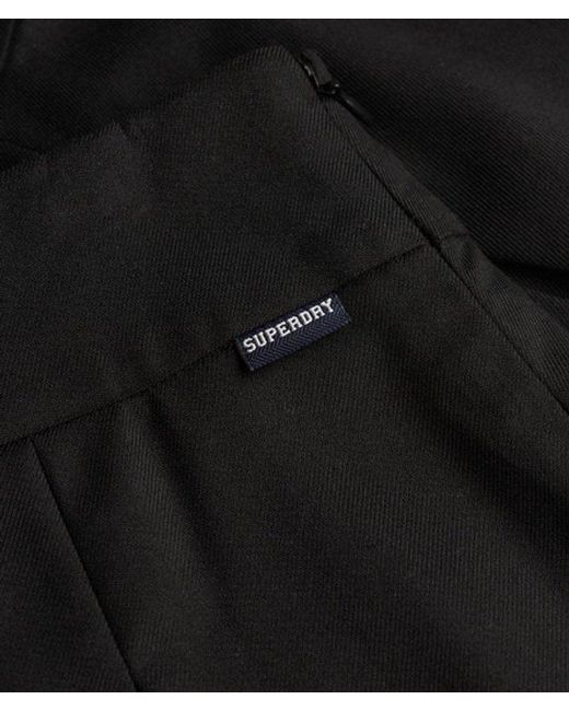 Superdry Mini Geplooide Skort in het Black