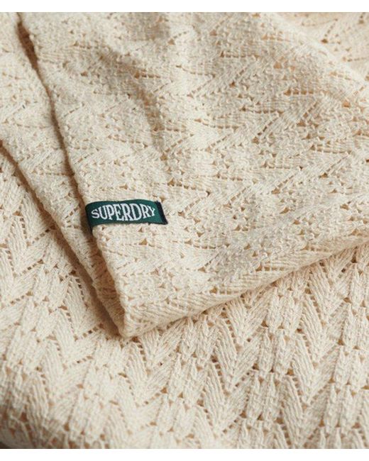 Superdry Natural Knitted Texture Shirt for men