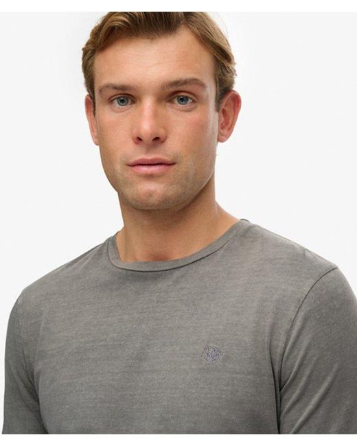 Superdry Gray Classic Essential Top for men