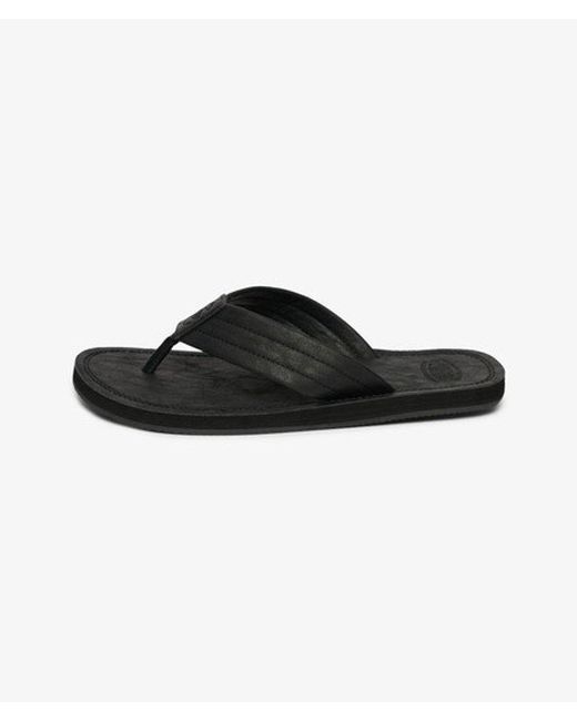 Superdry Black & Co Vintage Flip Flops for men