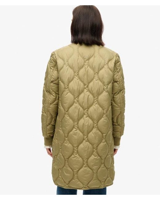 Superdry Green Studios Long Liner Coat