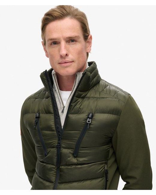 Superdry Green & Co Storm Softshell Hybrid Jacket for men
