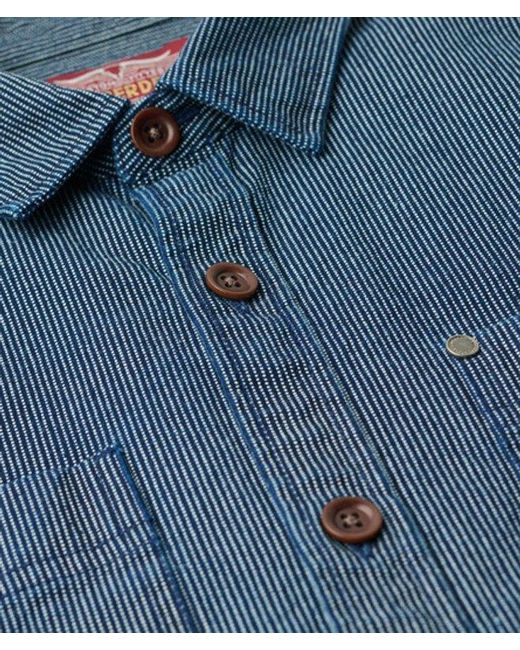 Superdry Blue & Co The Merchant Store - Denim Overshirt for men