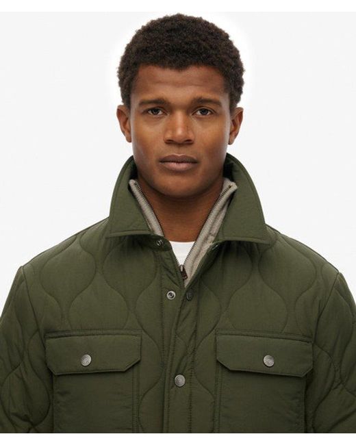 Superdry Green & Co Surplus Liner Overshirt for men