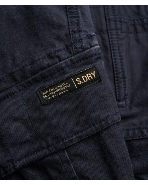 Superdry Blue & Co Organic Cotton Core Cargo Shorts for men