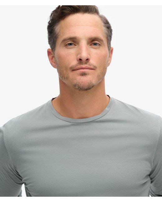 Superdry Gray Classic Essential Top for men