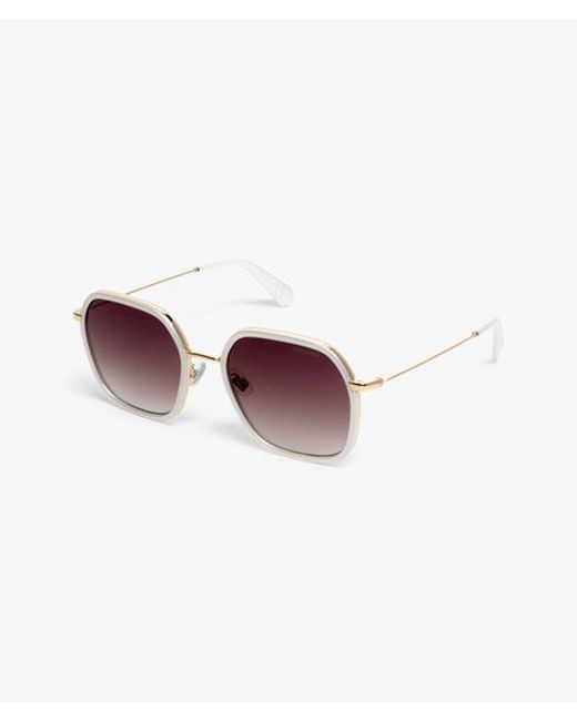 Femme Lunettes De Soleil Carrées En Métal Taille: 1Taille Superdry en coloris Purple