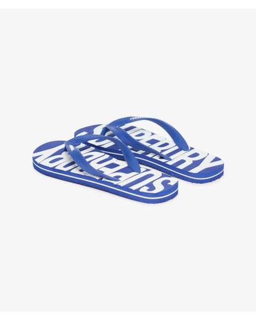 Superdry Blue & Co Vintage Flip Flops for men