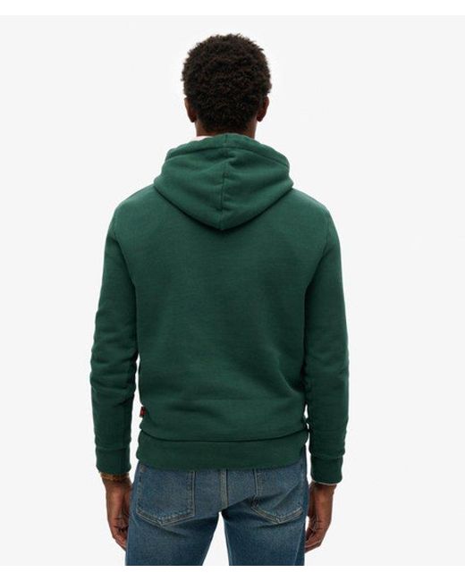 Superdry Green Stacked Hoodie for men