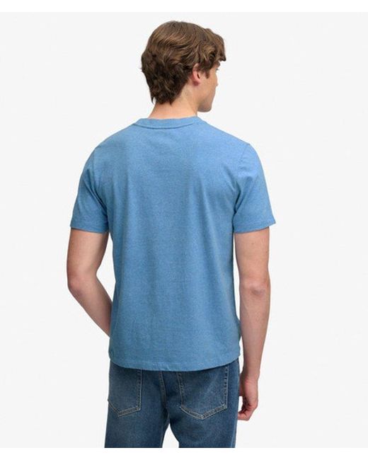 Superdry Blue & Co Outdoor Stripe Logo Relaxed T-shirt for men