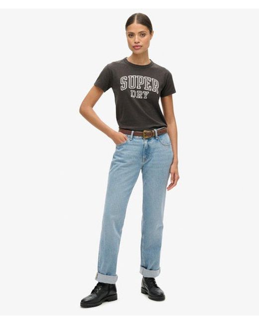 Superdry Black & Co Athletic Essentials Graphic Fitted T-shirt