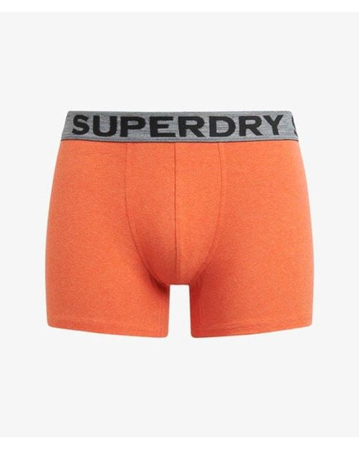 Superdry White Boxer Triple Pack for men
